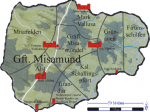Lage der Grafschaft Misamund